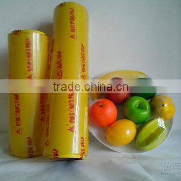 PVC food packaging material film