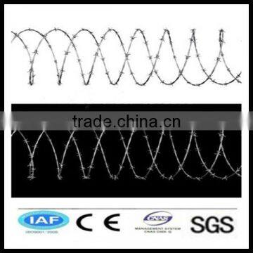 wholesale China CE&ISO certificated spiral barbed wire(pro manufacturer)