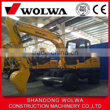 best seller DLS880-9A 8t hydraulic wheeled single shovel digger