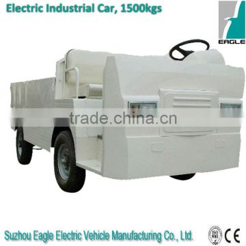 Electric industrial utility vehicle, 1500kgs loading capacity, CE approved