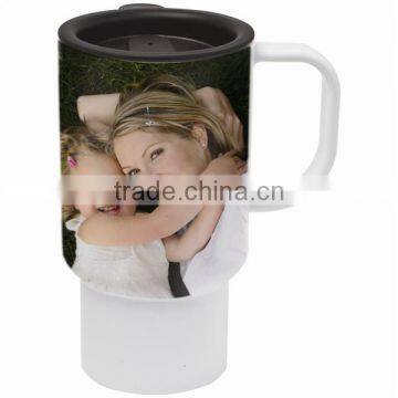 14oz Metal Mug Oversized Car Coffee Mugs Stainless Metal photo-5