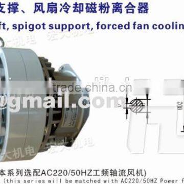 ZKB Single-output Shaft Spigot Support Forced Fan Cooling Magnetic Powder Brake photo-4