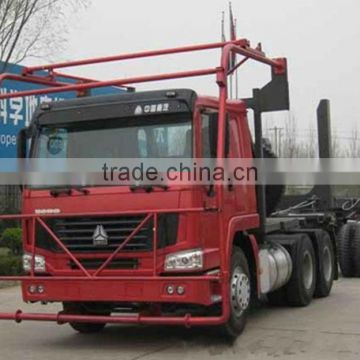 High efficiency HOWO log carrier truck for sale