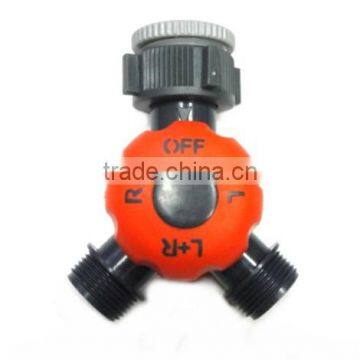 2-Way Garden Hose Splitter With Dial Switch photo-2