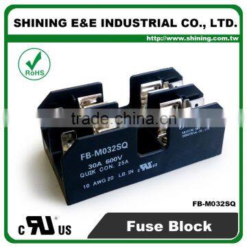 FB-M032SQ Equal To Busmann 600V 2 Pole Din Rail 30 Amp Fuse Box photo-2