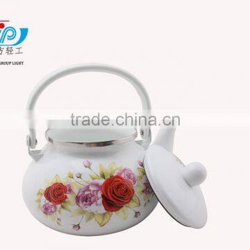 The Fashion Melon Shape 2.5L Enamel Kettle With Wooden/metal Knob photo-3