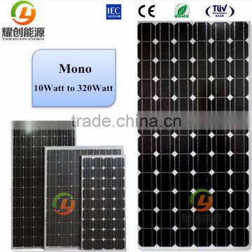 Monocrystalline solar panels 100w 150w 200w PV solar panel mono price
