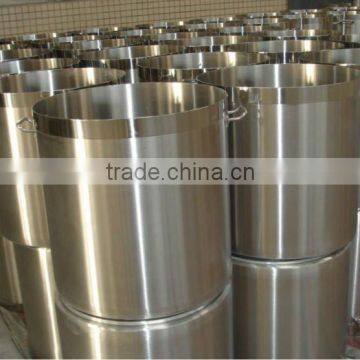 Large stainless steel stock pot