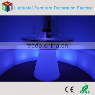 led bar furniture/multicolor change battery operated light up led bar table