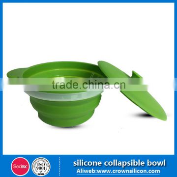 Unbreakable Kitchenware Silicone Collapsible Bowl