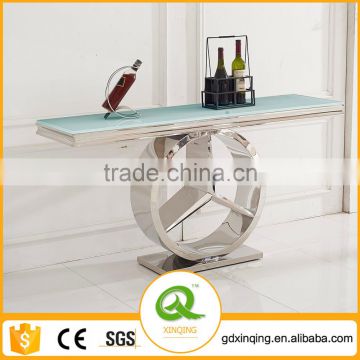 F413 Stainless Steel Modern Furniture Guangdong Xinqing Console Table