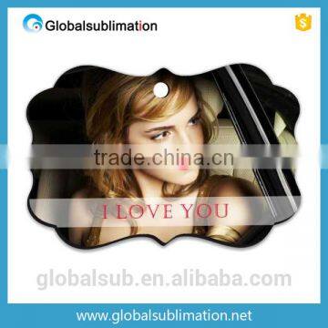 Top quality sublimation blank MDF ornament for DIY gift,wooden christmas gift