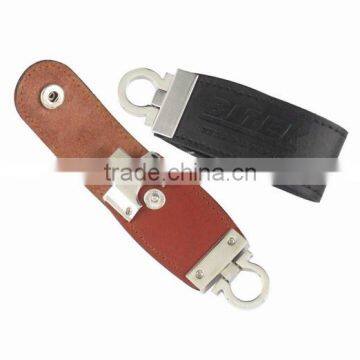 OEM/ODM Leather Usb Flash Drive Stick , 1GB-64GB USB 2.0 3.0 Customized LOGO photo-3