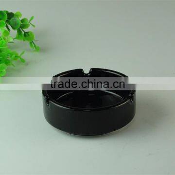 round black ceramic ashtray,cheap porcelain ashtray,ashtray in stock