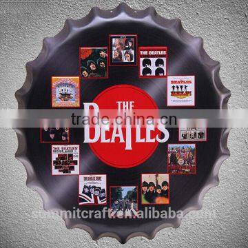 Embossed Beer Cap Decorative Metal Art and Craft Metal photo-3