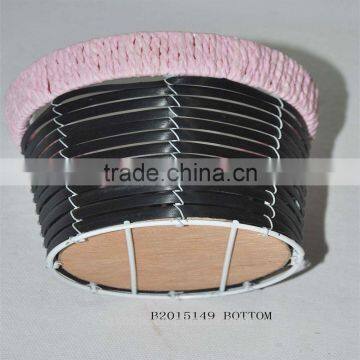Handmade Woven Plastic Flower Pot photo-2