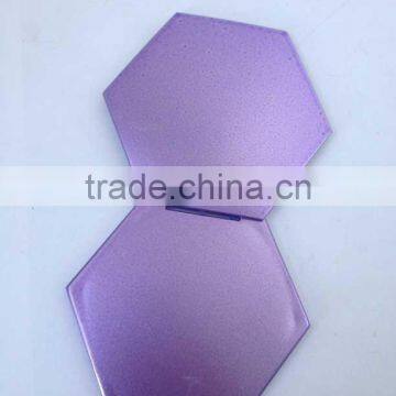 2015 Beautiful Plastic Professional Cosmetic Mirror/makeup Mirror/pocket Mirror