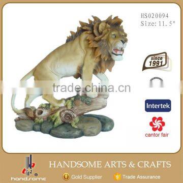 6 Inch Resin Craft Home Decor Holiday Gifts Lively Lion Sculpture Animal Statue photo-5