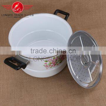 5pcs New Enamel Lid Enamel Steam Pot/coated Cast Iron Cookware Wholesale photo-5