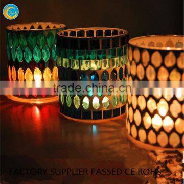 Glass Mosaic Candle Holders photo-4