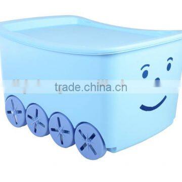 Hot Sale PP Kids' Toy Storage Box With Wheels&lid photo-5