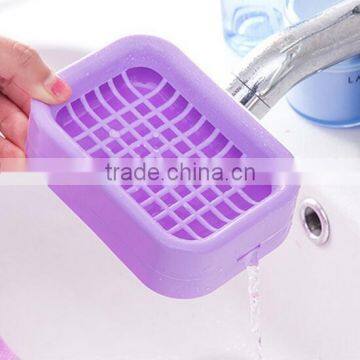 Plastic Soap Dish With Drain Soap Case photo-5