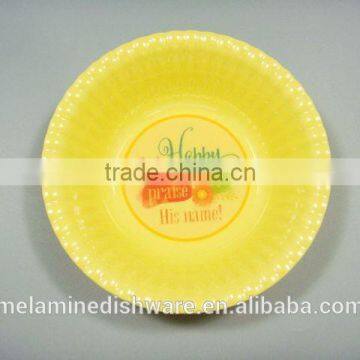 100% Melamine Factory Wholesale Safety Kids Children Cake Plate photo-2