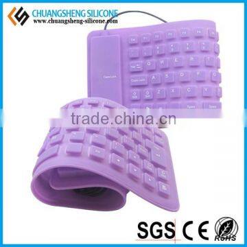FLEXIBLE AND SILENCE USB SILICONE KEYBOARD IS ON SALE