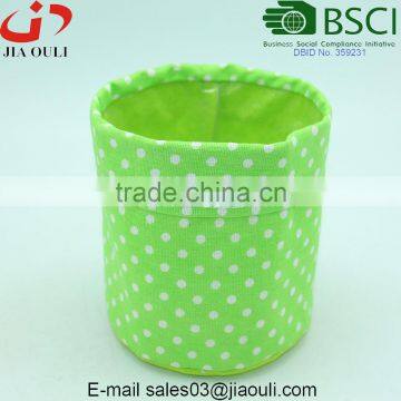 With Polka Dot Printing Decorative Fabric Flower Pot Covers photo-2