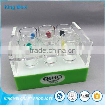 Custom Acrylic Desktop Serving Tray Wine Stand Display photo-2