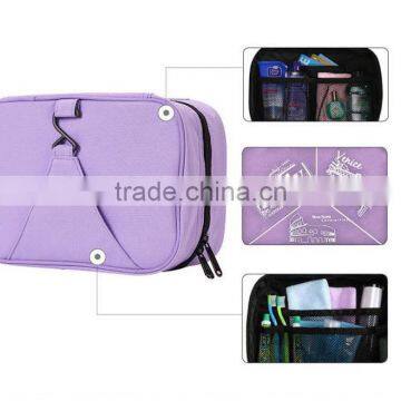 Promotion Fashion Sperate Compartment Cosmetic Handbags Travel Wash Bags Hanging Grooming Bags photo-5