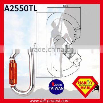 25KN Mountain Climbing Super O Type Aluminum Carabiner For Rescue photo-4