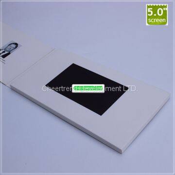 Promotion A4 A5 5'' lcd video brochure card and invitation lcd video greeting card