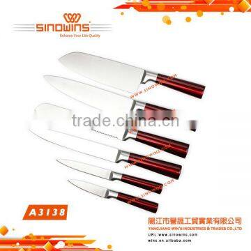 A3024 Cool Design 5pcs Stainless Steel Knife Set With Non-stick Coating photo-4
