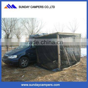Picnic Car Side Awning Fabric for Camper Sunshade Awning With Mosquito Net