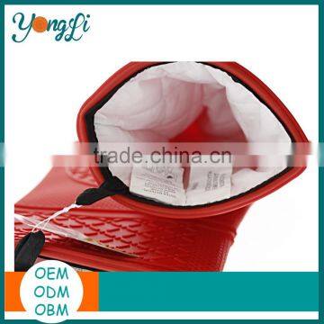 Heat Resistant Quilted Cotton Lined Kitchen Silicon Oven Mitt photo-2