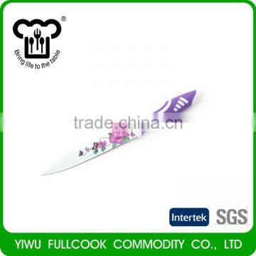Top Fashion Custom Design Flower Pttern Non-stick Kitchen Knife Set photo-4