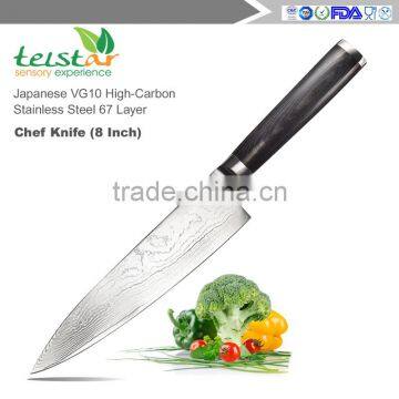 Chef Knife (8 Inch) | Japanese VG10 High-Carbon Stainless Steel 67 Layer Razor Sharp Precision for Slicing