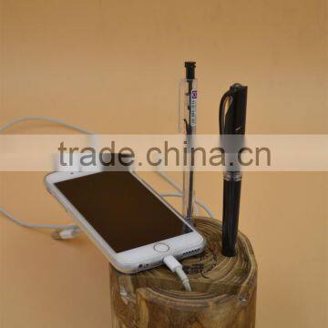 2017 New Design Antique Wooden Phone Holder,new Design Wooden Pen Holder,wooden Office Product photo-3