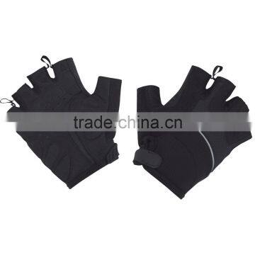 Black Cycling Gloves