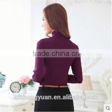 Custom Fashion Cotton Sarees Lady Blouses Designs for Hotel/bank Women photo-5