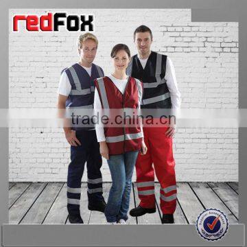High Visibility 3M Reflective Waistcoat Custom Logo Printed photo-6