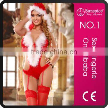 Wholesale Sexy Role Play Christmas Costume with Christmas Hat