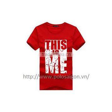 MEN'S T SHIRT PRINTING , SHORT SLEEVE, 100% COTTON