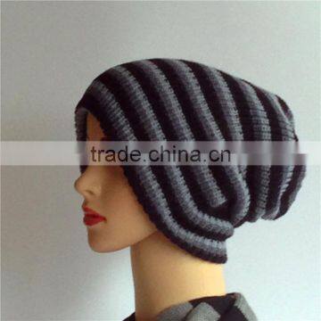 Colourful Jacquard Women and Lady Popular Knitted Winter Beanie Hat Factory photo-2