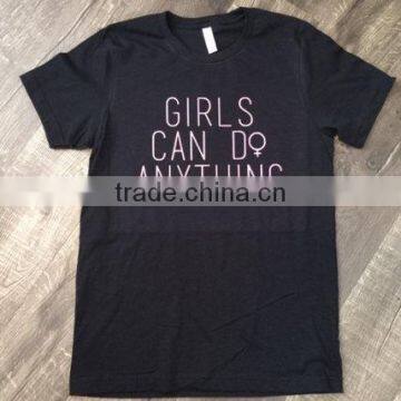 Wholesale Cheaper Custom Girls logo T-Shirt Made In China