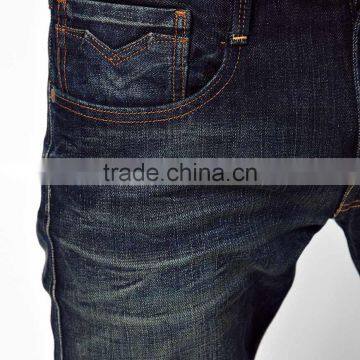 Denim Pocket With Design Jeans Hombre Slim Casual Wear for Men photo-3