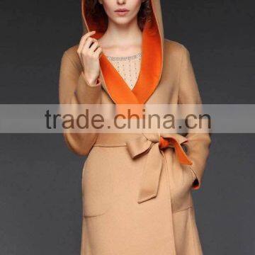 100% Hand Made 100% Wool Winter Women Coat photo-4