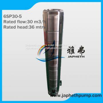 submersible deep well pumps for irrigation water supply
