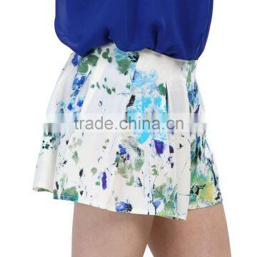 Fashion Short Pants Bottom Women's Trouser Young Girl Floral Shorts for Sale photo-2